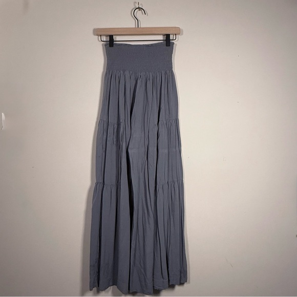Mustard Seed Blue Grey Wide Leg Pants - Picture 2 of 13